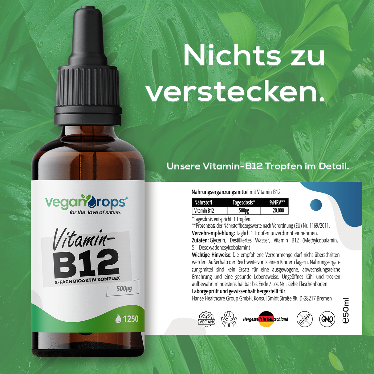 Vitamin B12 500mcg 50ml