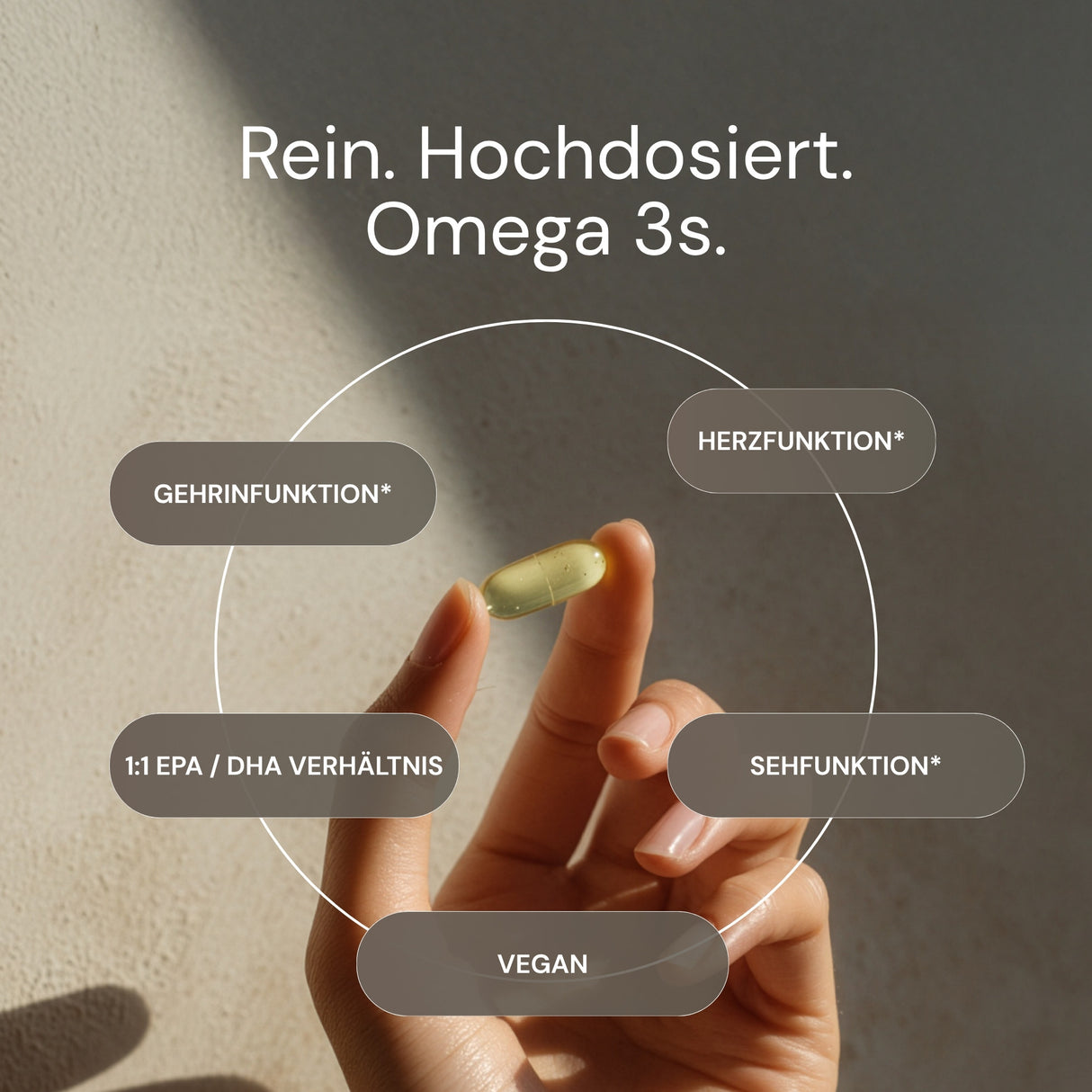 Omega 3 vegan Kapseln