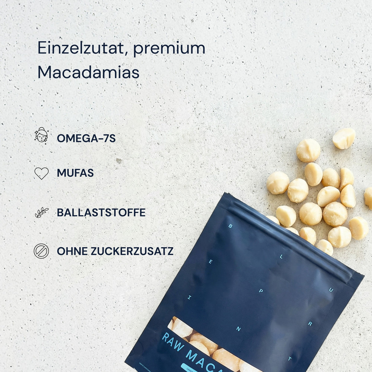 Macadamia Nüsse (roh)