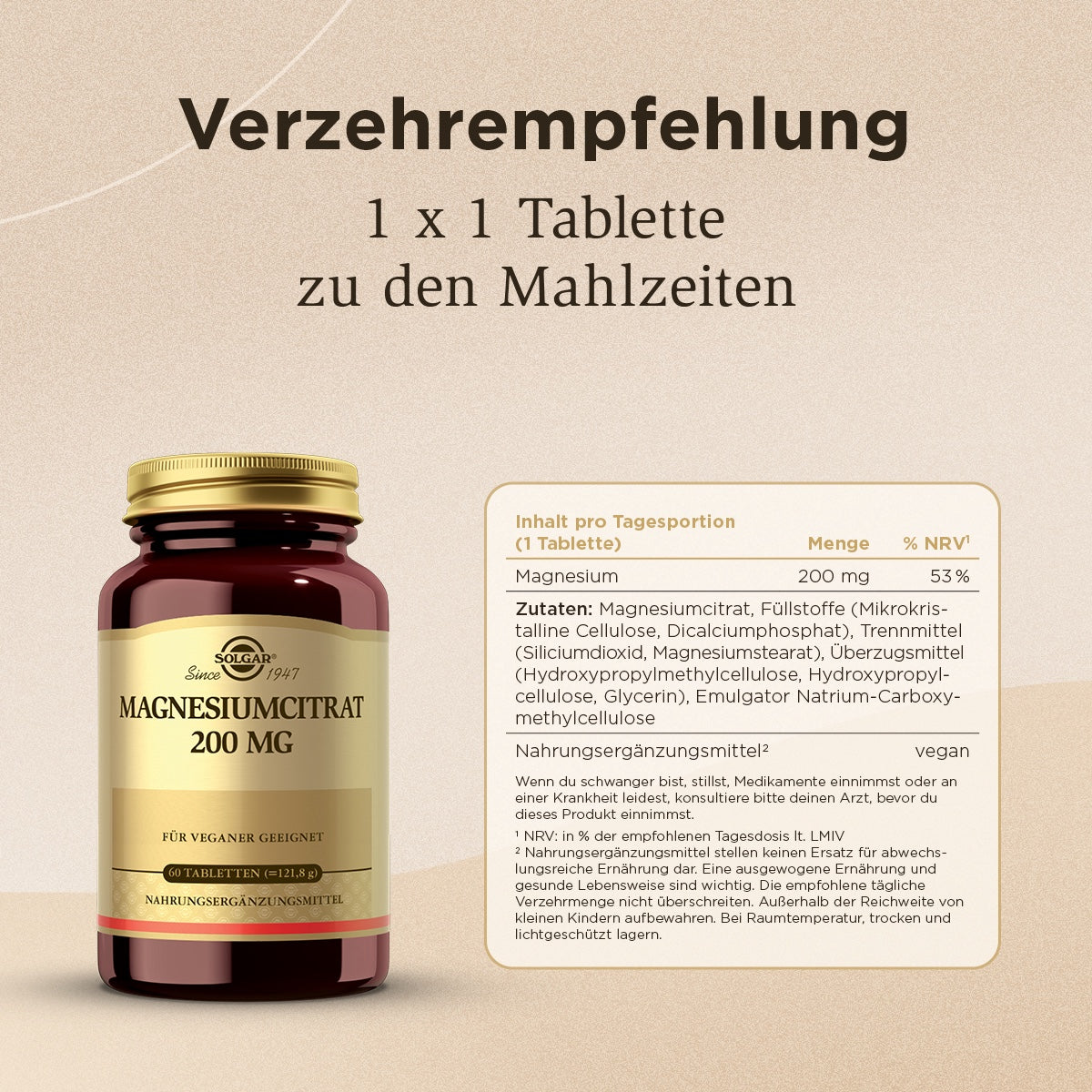 Magnesiumcitrat 200 mg