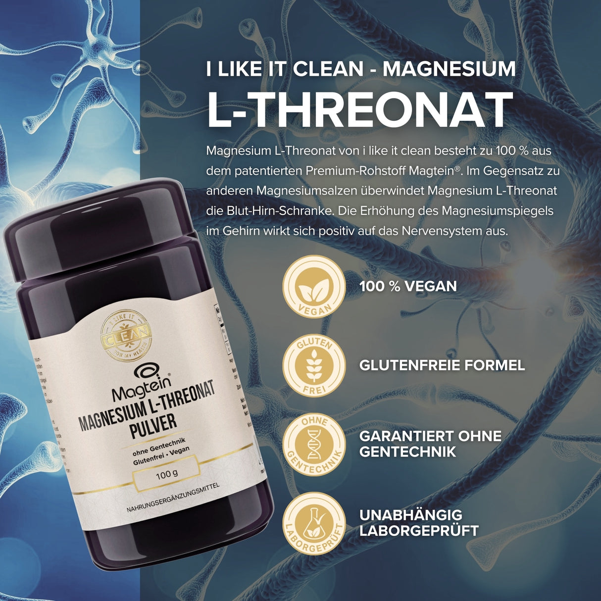 Magnesium L-Threonat Pulver