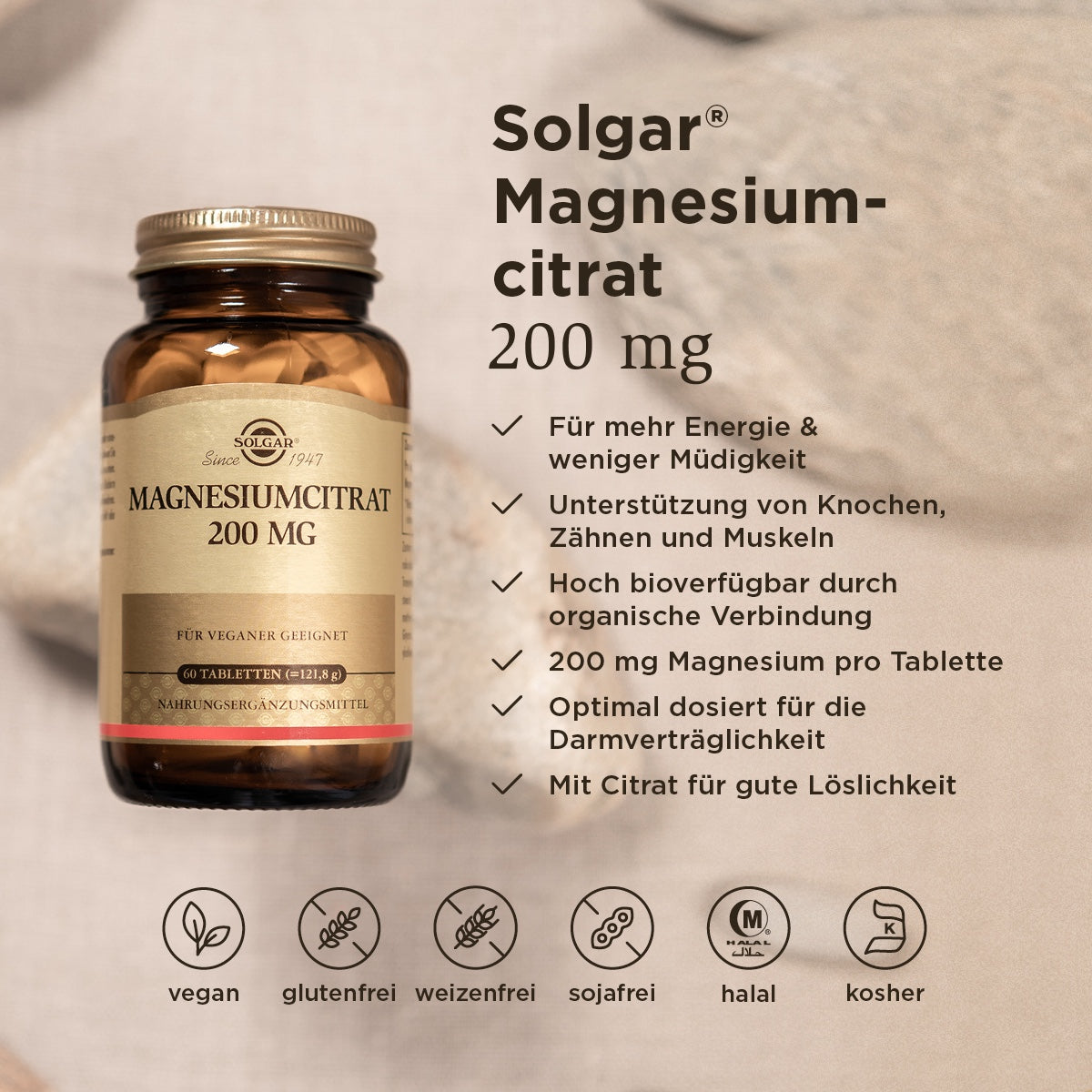 Magnesiumcitrat 200 mg