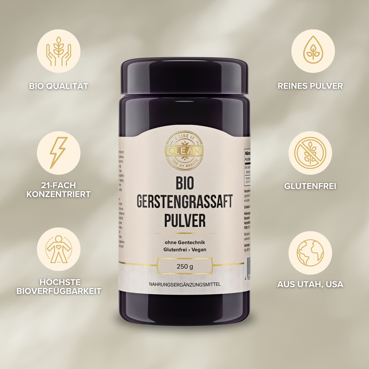 Gerstengrassaft Pulver