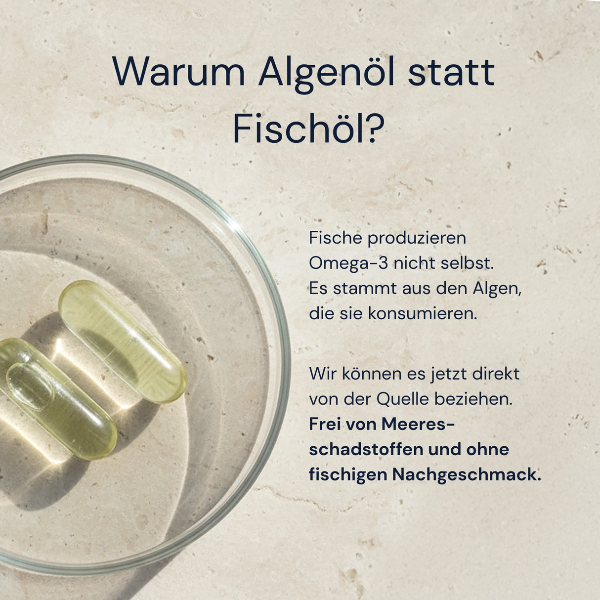 Omega 3 vegan Kapseln