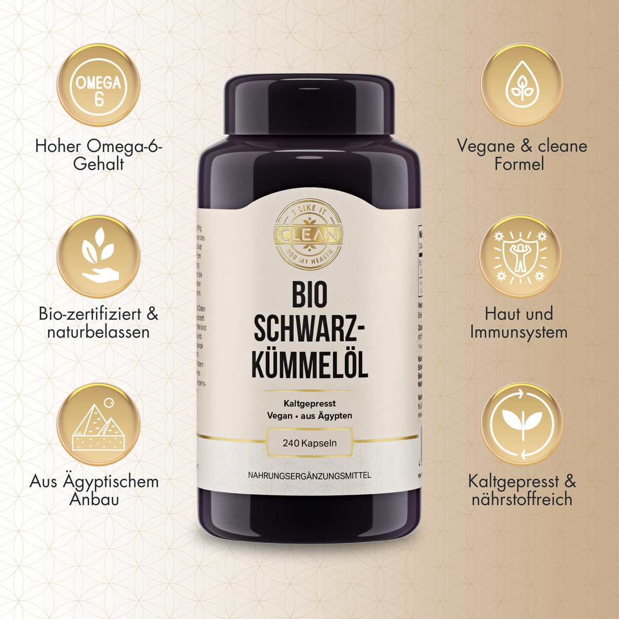 Bio-Schwarzkümmel Öl Kapseln