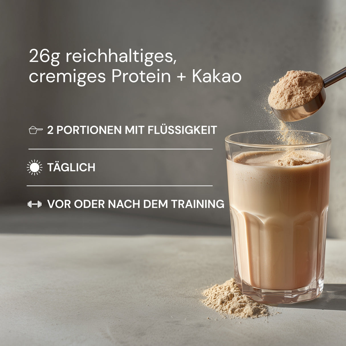 Longevity Protein Schokolade Pulver