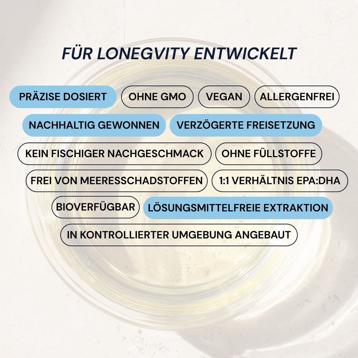 Omega 3 vegan Kapseln