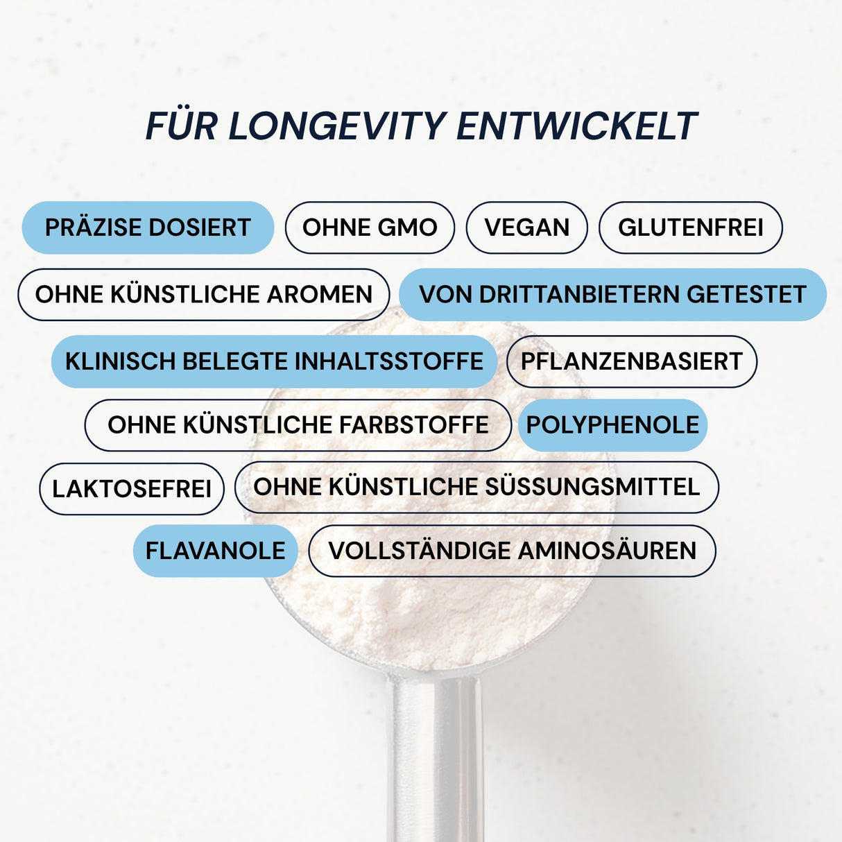 Longevity Protein Schokolade Pulver
