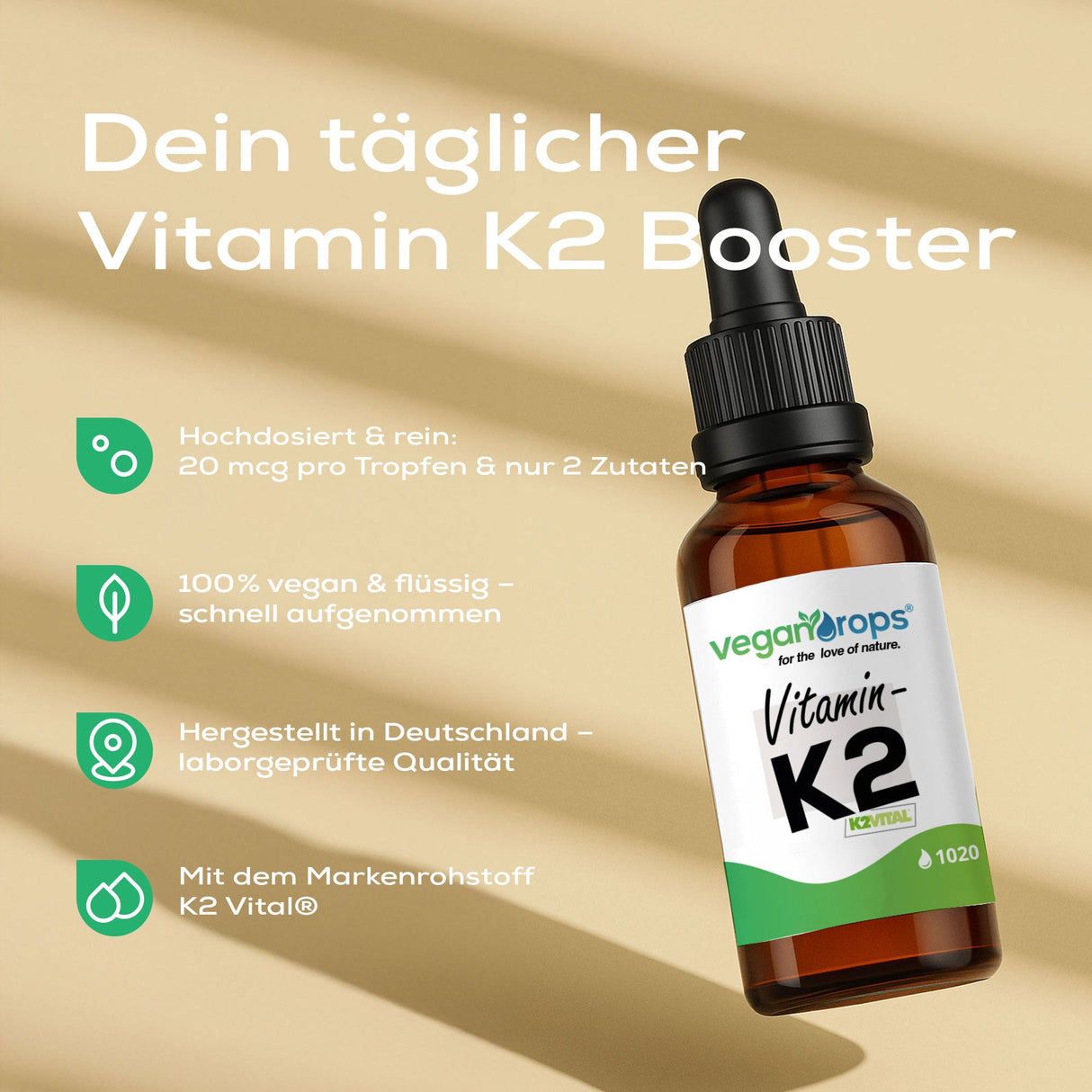 Vitamin K2 Tropfen (200 mcg)