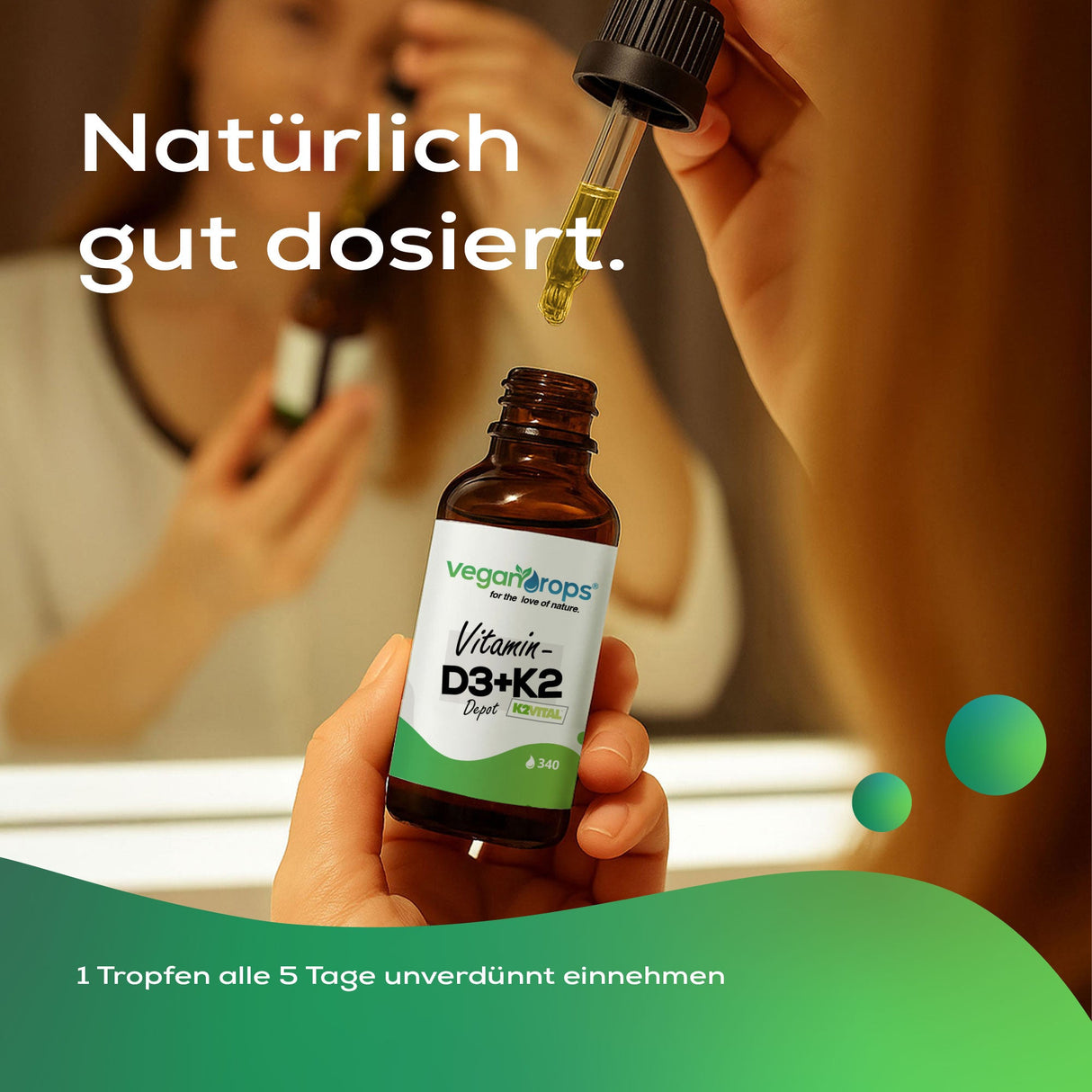 Vitamin D3 / K2 Depot Tropfen (5000 i.E. & 100 mcg)