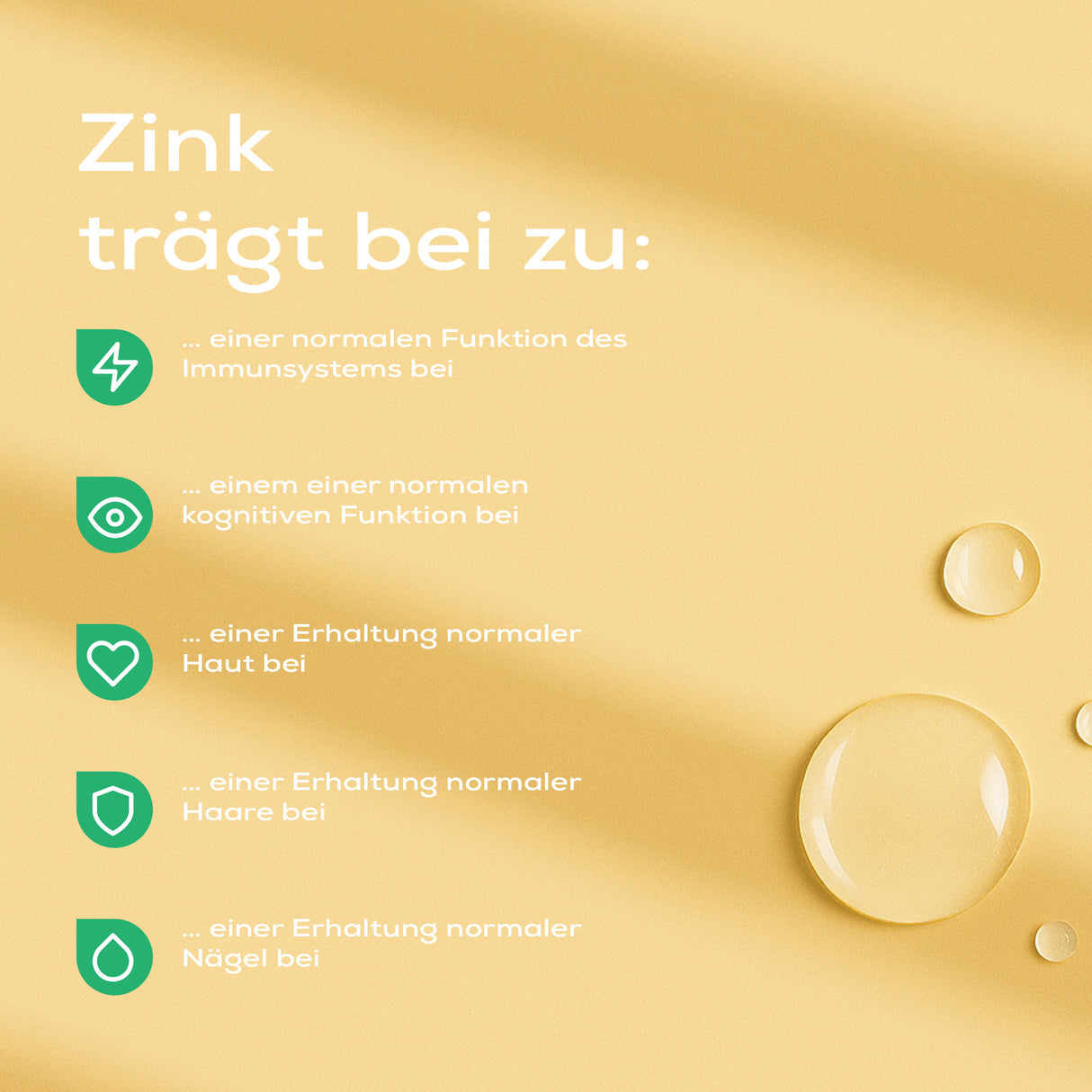 Zink Tropfen