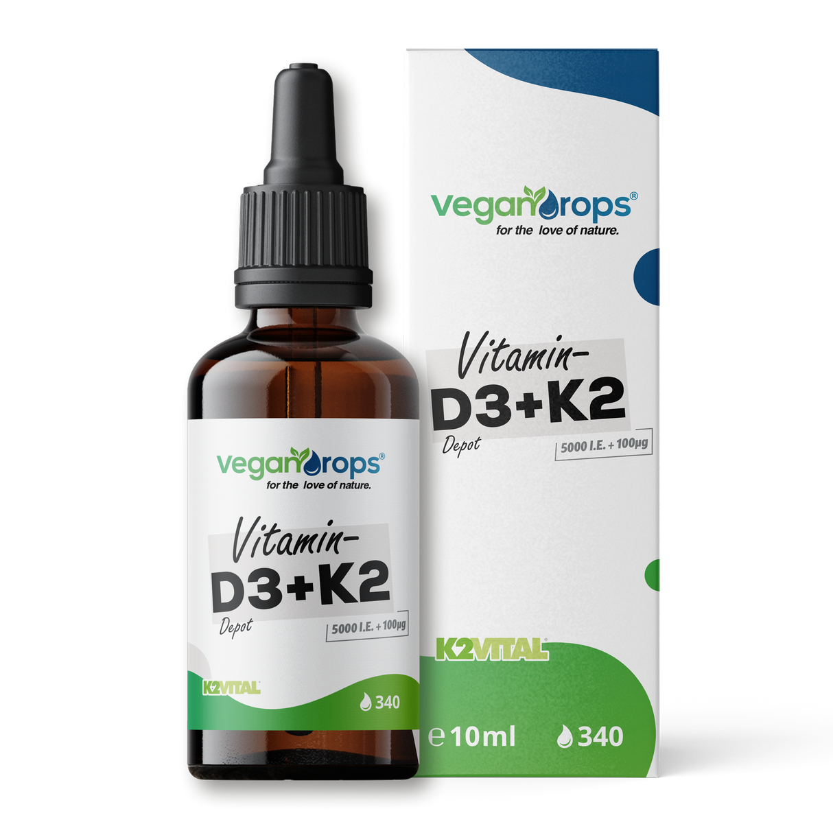 Vitamin D3 / K2 Depot Tropfen (5000 i.E. & 100 mcg)