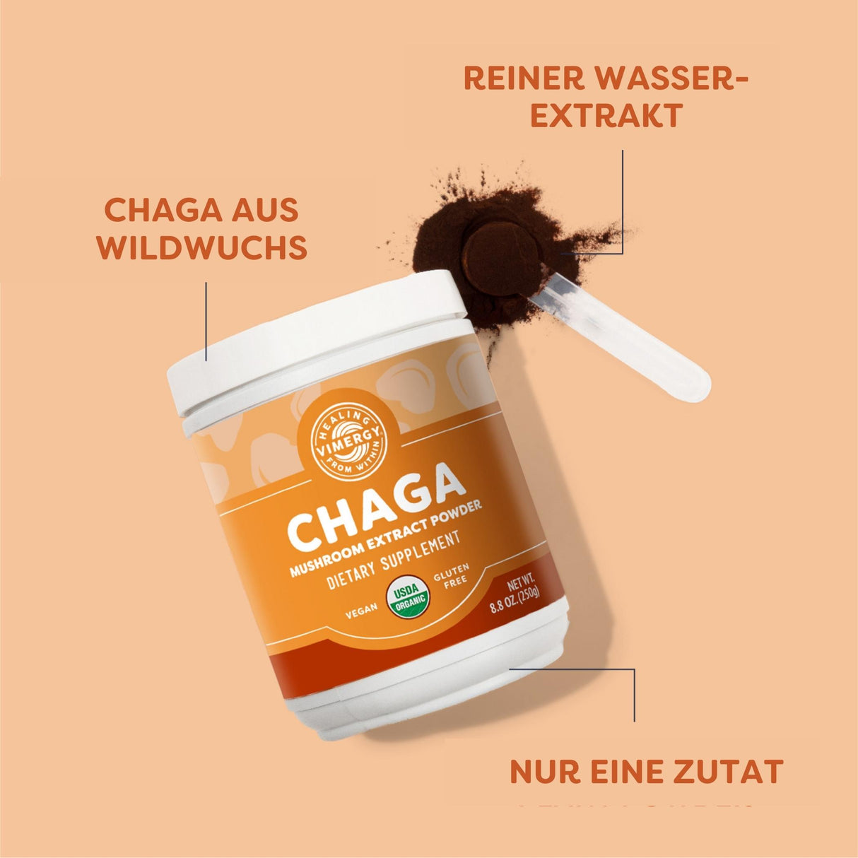 Chaga Pulver | 250 g