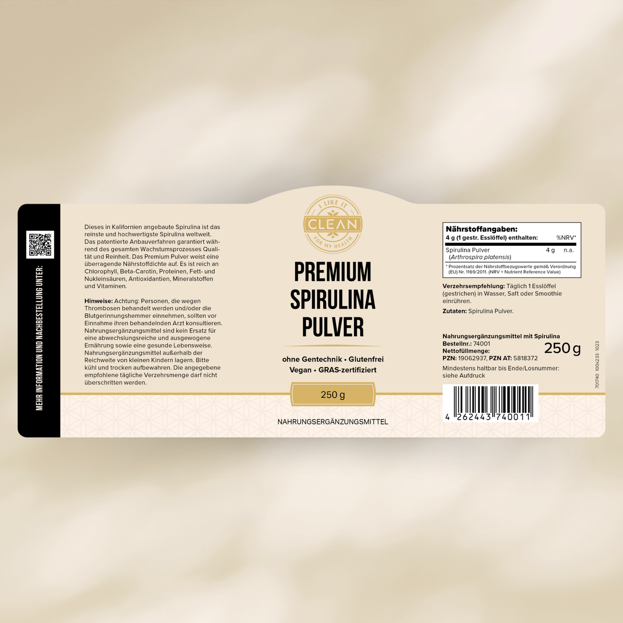 Spirulina Pulver